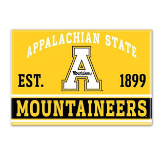 Magnet: Appalachian State Mountaineers 2.5x3.5 - Metal