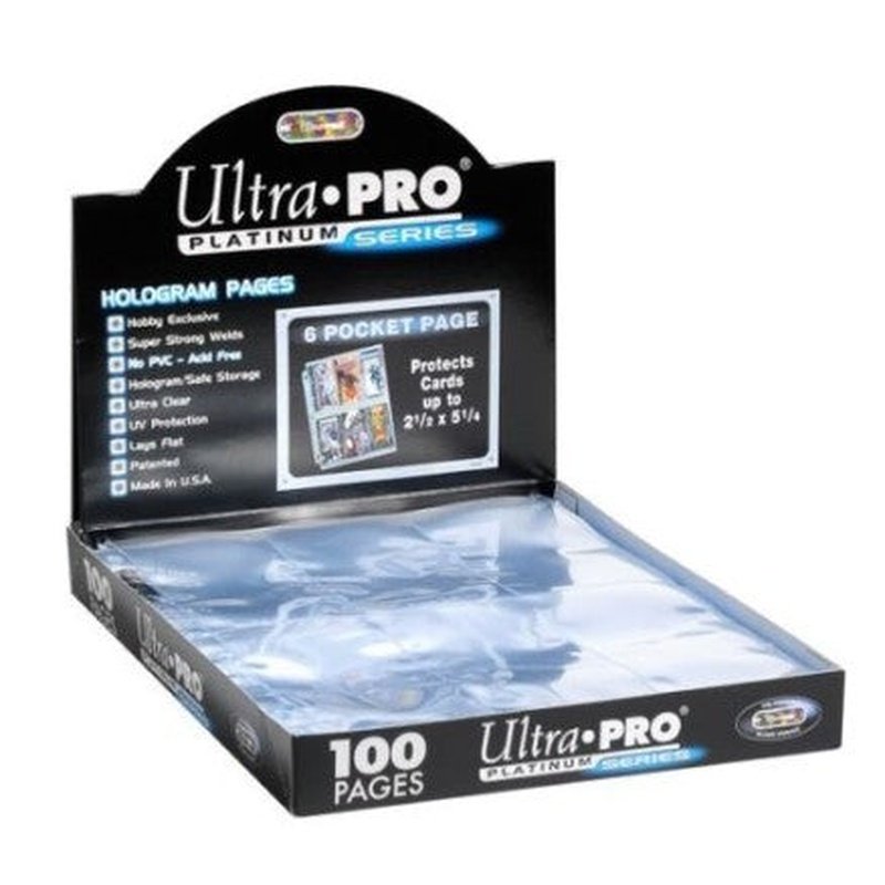 Page: 6 Pocket - Ultra Pro - Box CARDIACS Sports & Memorabilia Page: 6 Pocket - Ultra Pro - Box CARDIACS Sports & Memorabilia