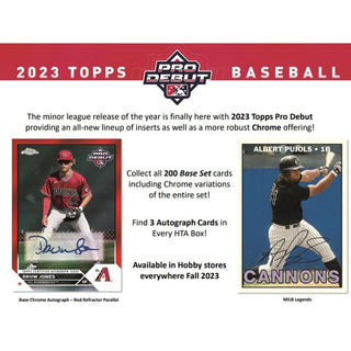 2023 Topps Pro Debut Baseball Jumbo Hobby Box