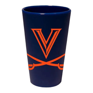 Virginia Cavaliers 16 oz Silicone Pint Glass - Blue