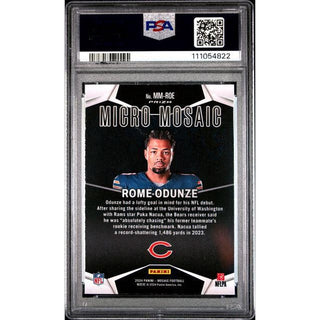 Rome Odunze 2024 Panini Micro Mosaic #MMROE PSA 10