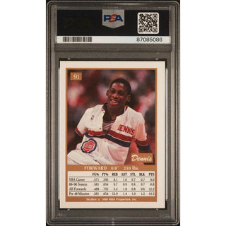 Dennis Rodman – 1990 SkyBox #91 PSA 9