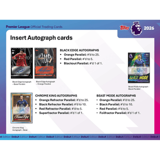 2026 Topps Premier League Soccer Hobby Box