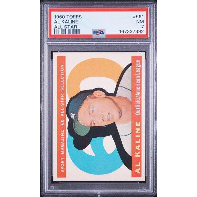 1960 Topps Al Kaline All Star #561 PSA 7