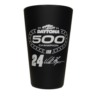 2024 Daytona 500 Champion #24 Silicone Pint Glass 16 oz – NASCAR Drinkware