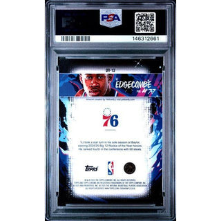 VJ Edgecombe 2025 Topps Chrome Ultra Violet #UV-13 – PSA 9