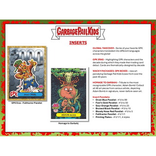 2025 Topps Garbage Pail Kids: Worst of GPK 40th Anniversary Hobby Box
