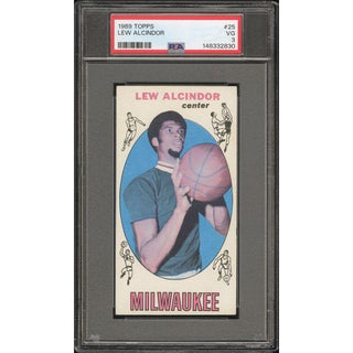 Lew Alcindor 1969 Topps #25 PSA 3