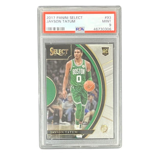 Jayson Tatum 2017 Panini Select #93 Rookie Card – PSA 9 Graded