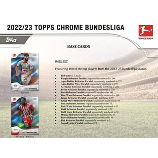 2023 Topps Chrome Bundesliga Soccer Hobby Box