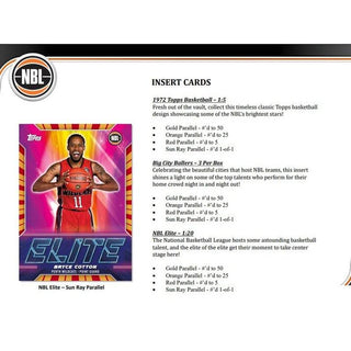 2022-23 Topps National Basketball League Hobby PACK