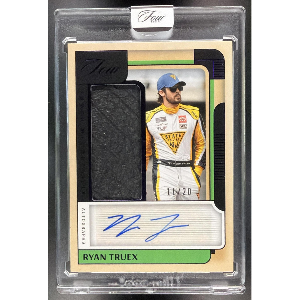 2026 Panini Four Racing Ryan Truex #JM-RTX Jumbo Memorabilia 11/20 Non-Graded
