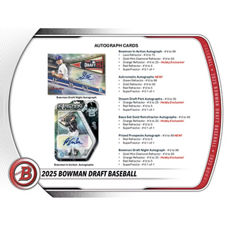 2025 Bowman Draft Baseball Hobby Jumbo Pack