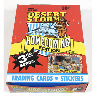 1991 Topps Desert Storm Series 3 Homecoming Edition Box