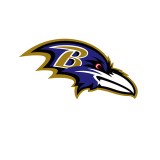 Baltimore Ravens - 5 Logo Minis Mixed Sizes - Official NFL - Reusable Vinyl Decals