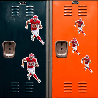 Travis Kelce - 5 Player Minis Mixed Sizes - Official NFL - Kansas City Chiefs - Reusable Vinyl Decals