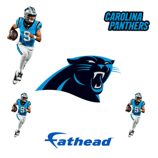 Bryce Young - 5 Minis Mixed Sizes - Official NFL - Carolina Panthers - Reusable Vinyl Decals