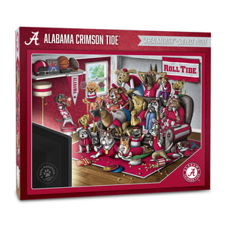 Alabama Crimson Tide Purebred Fans- A Real Nailbiter 500 pc Puzzle