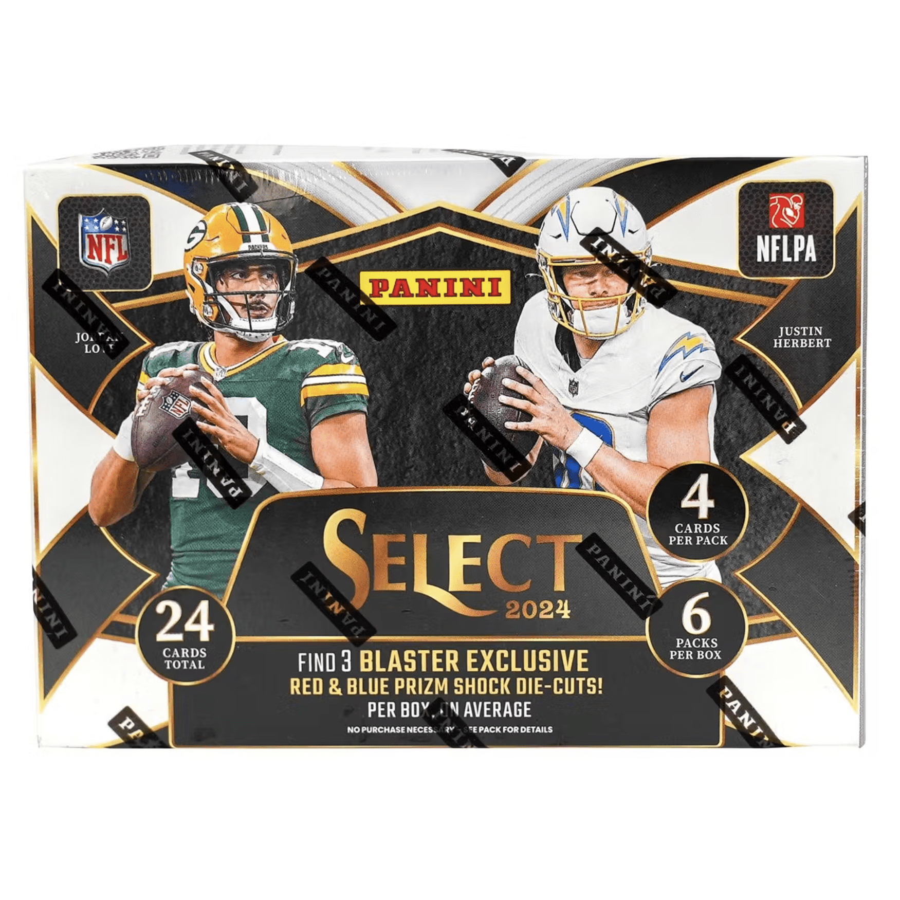 2024 Panini Select Football Blaster Box Red and Blue Prizm
