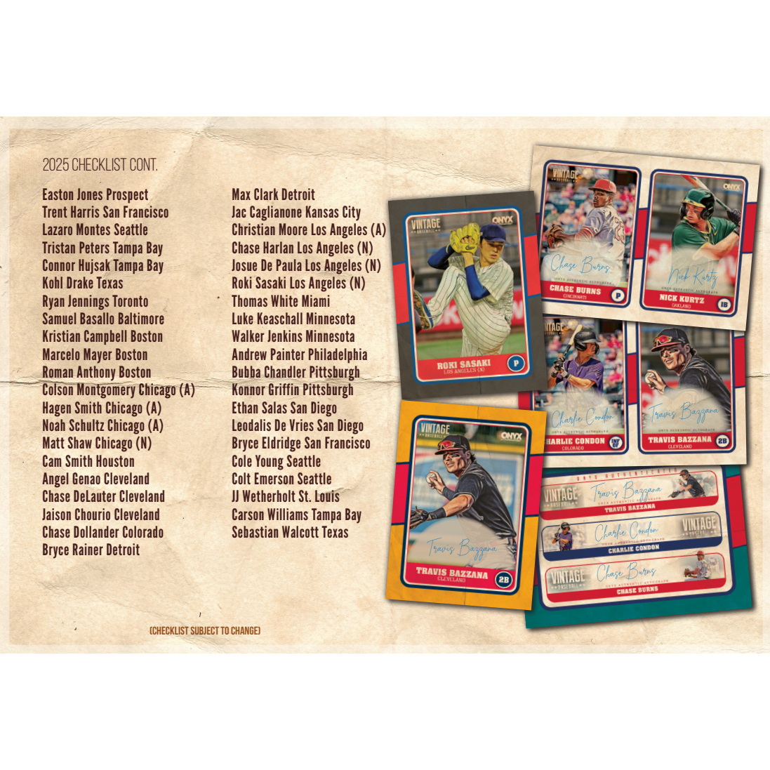 2025 Onyx Vintage Baseball Mega Hobby Box
