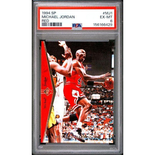 Michael Jordan 1994 SP RED #MJ1 PSA 6