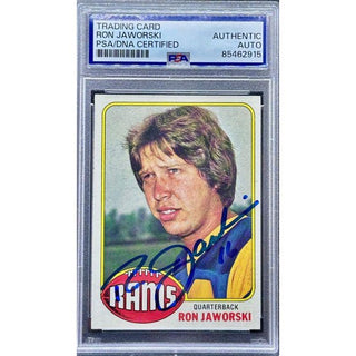 Ron Jaworski Trading Card – PSA/DNA Certified Autograph