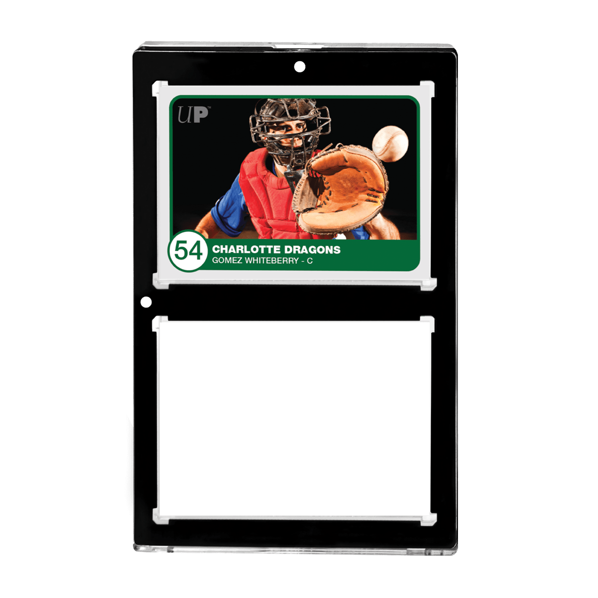 35PT 2-Card Black Border UV ONE-TOUCH® Magnetic Holder