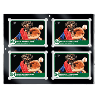 35PT 4-Card Black Border UV ONE-TOUCH Magnetic Holder
