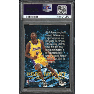 Kobe Bryant 1996 SkyBox E-X2000 Star Date 2000 #3 – PSA 7