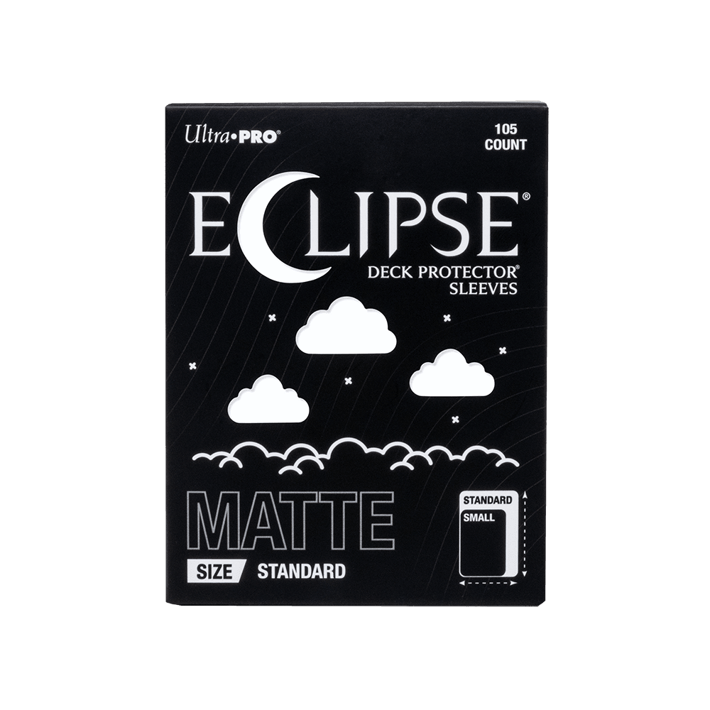 ECLIPSE® Matte Standard DECK PROTECTOR® Sleeves: Arctic White - 105ct