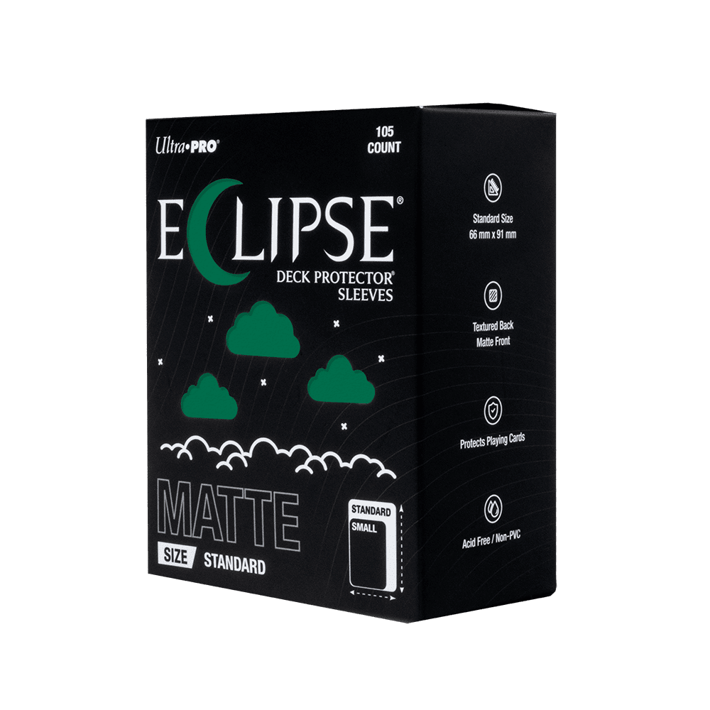 ECLIPSE® Matte Standard DECK PROTECTOR® Sleeves: Forest Green - 105ct