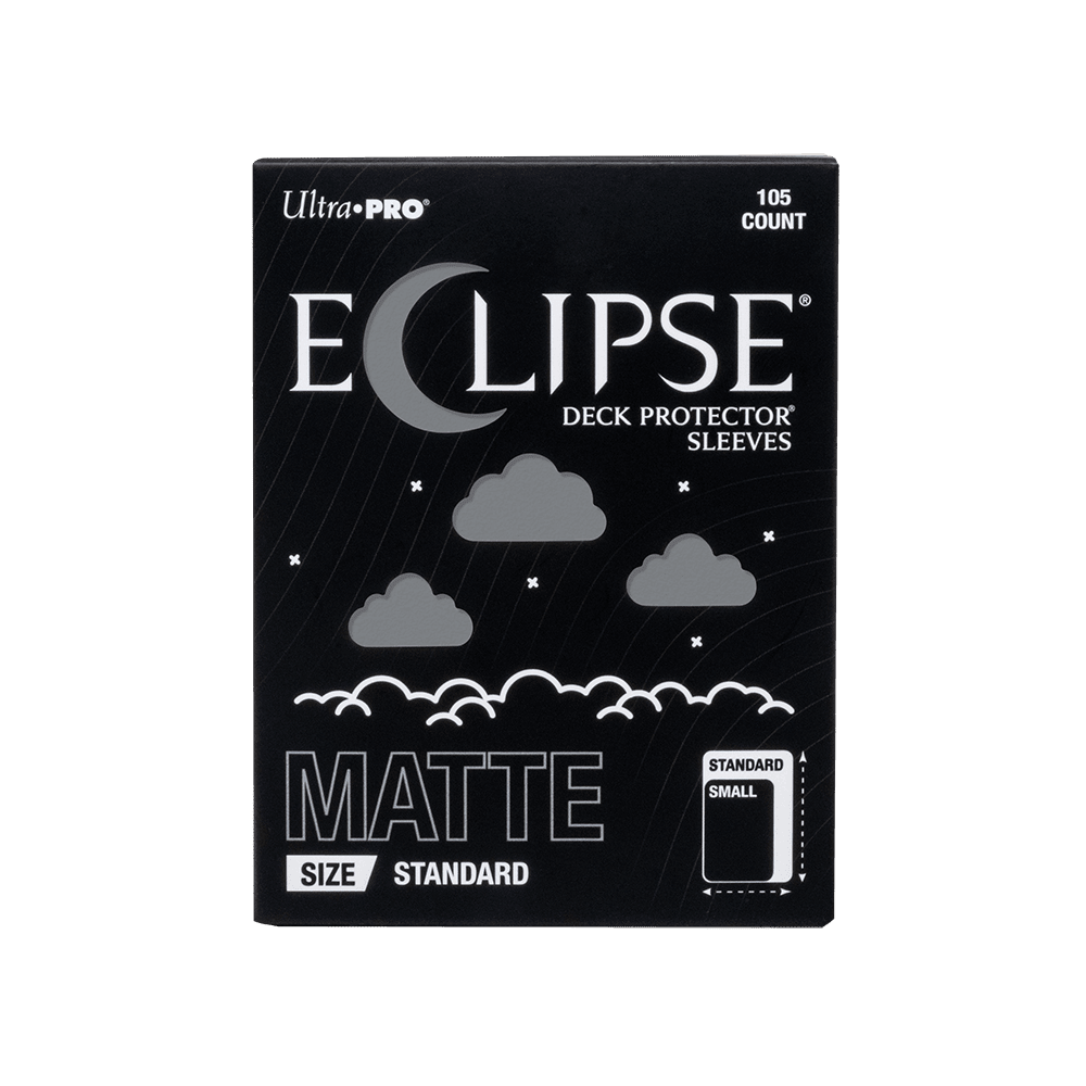 ECLIPSE® Matte Standard DECK PROTECTOR® Sleeves: Smoke Grey - 105ct