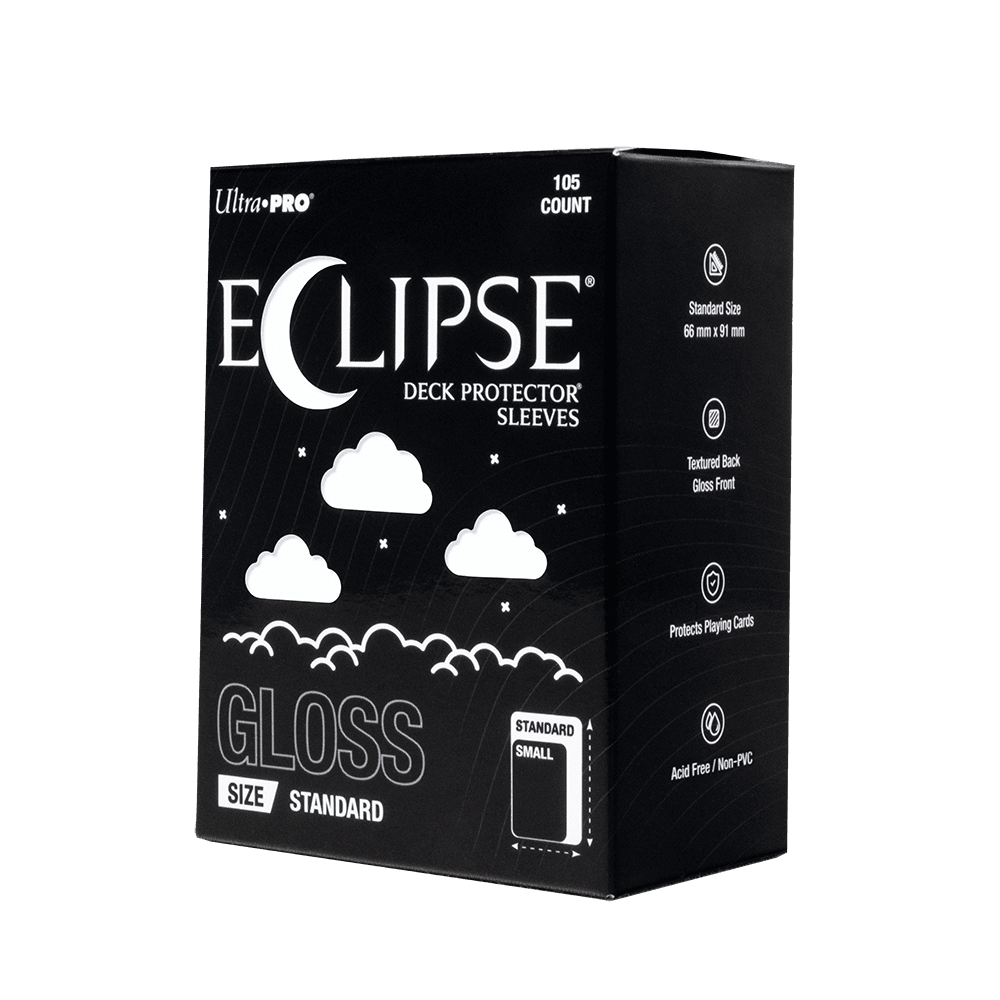 ECLIPSE® Gloss Standard DECK PROTECTOR® Sleeves: Arctic White - 105ct