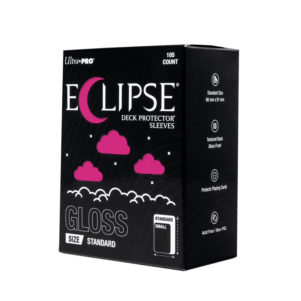 ECLIPSE® Gloss Standard DECK PROTECTOR® Sleeves: Hot Pink - 105ct