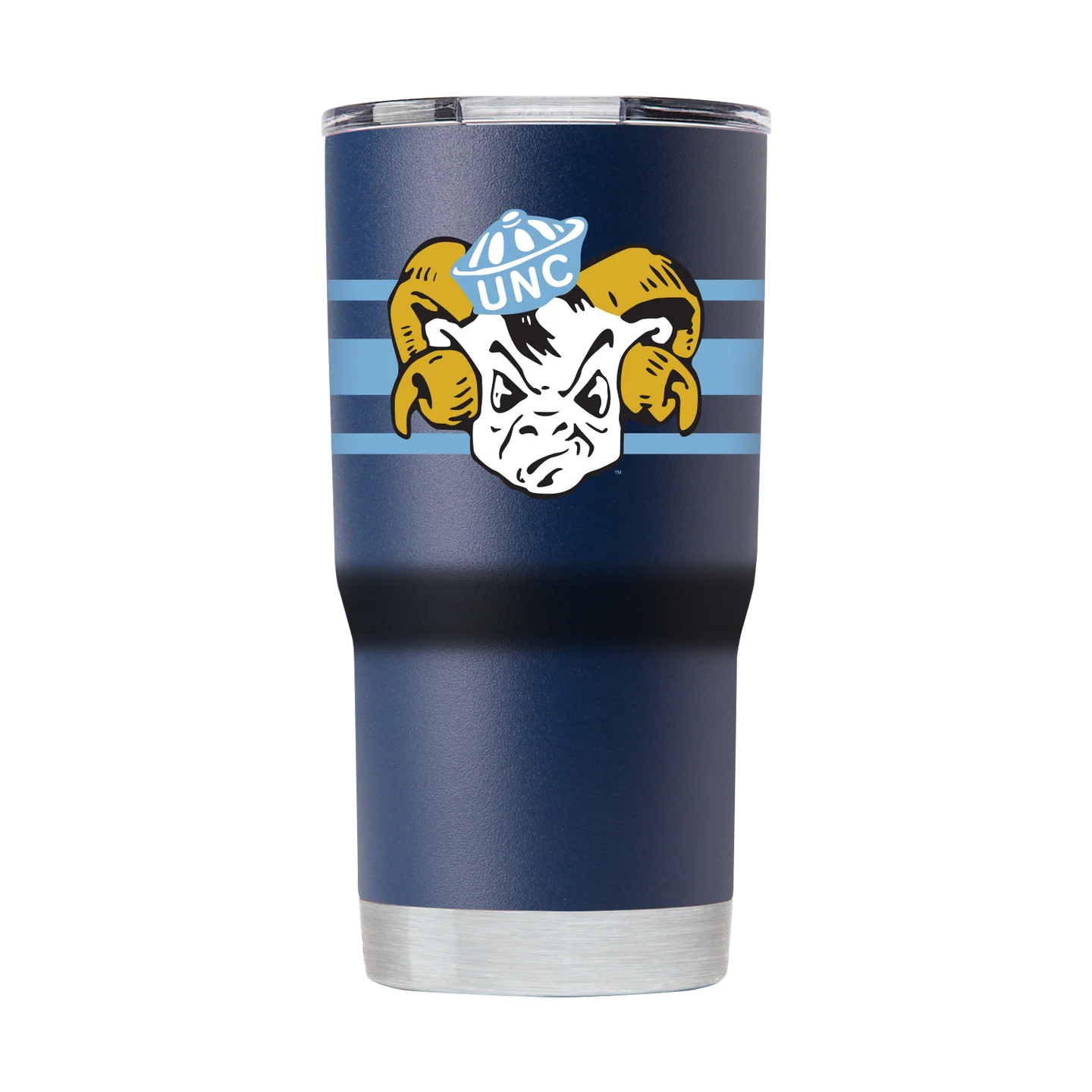 Tumbler: North Carolina - Rameses Mascot Stainless Steel 20oz