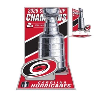 Carolina Hurricanes 2026 Stanley Cup Champions 3D Collector Stand – Limited Edition Championship Display