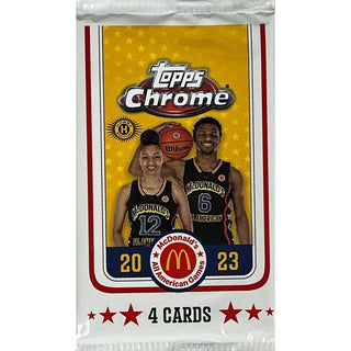 2023 Topps Chrome McDonalds All American Basketball Hobby PACK