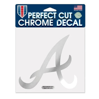 Atlanta Braves Chrome Decal 6x6