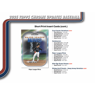 2025 Topps Chrome Update Series Baseball Hobby Box