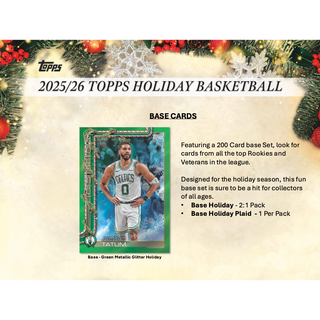 2025/26 Topps Holiday Basketball Countdown Calendar