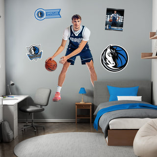 Cooper Flagg - RealBig Preseason Collection - Official NBA - Dallas Mavericks - Reusable Vinyl Wall Decals