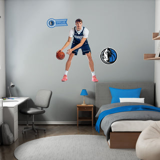 Cooper Flagg - RealBig Preseason Collection - Official NBA - Dallas Mavericks - Reusable Vinyl Wall Decals