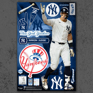 Aaron Judge - RealBig Bat Flip Collection - Official MLB - New York Yankees - Reusable Vinyl Wall Decals