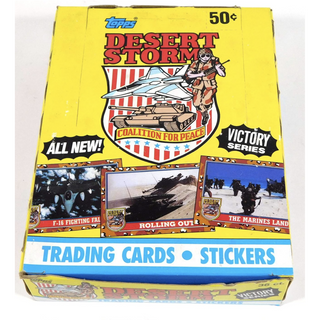 1991 Topps Desert Storm S2 Victory Series Box