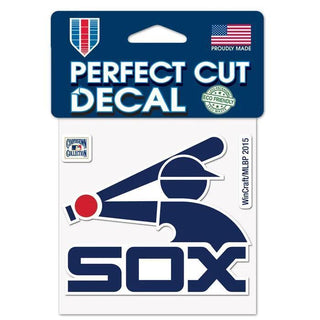 Chicago White Sox / Cooperstown Perfect Cut Color Decal 4" x 4"
