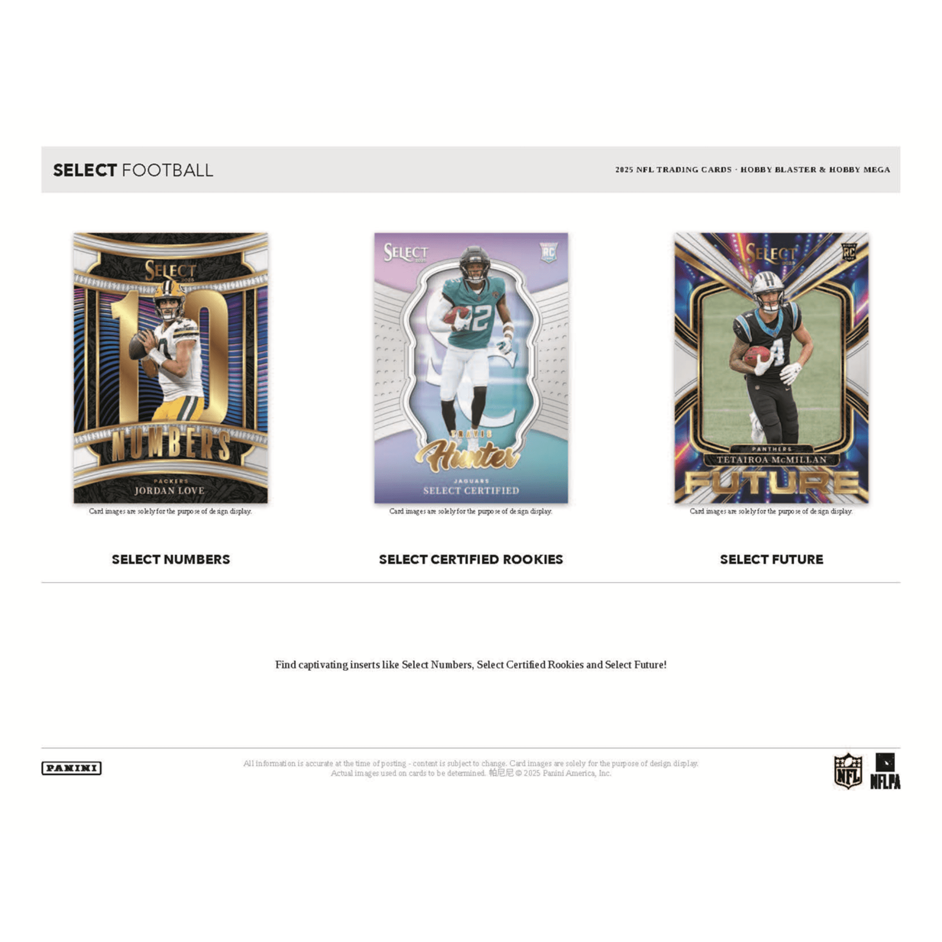 2025 Panini Select Football Hobby Blaster Box Green & Red Prizm Shock