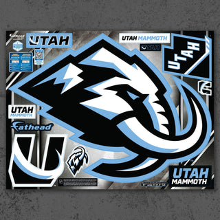 Utah Mammoth - RealBig Logo Collection - Official NHL - Utah Mammoth - Reusable Vinyl Wall Decals