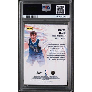 Cooper Flagg 2025 Topps Power Players #PP-16 PSA 10