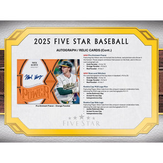 2025 Topps Five Star Baseball Hobby Box
