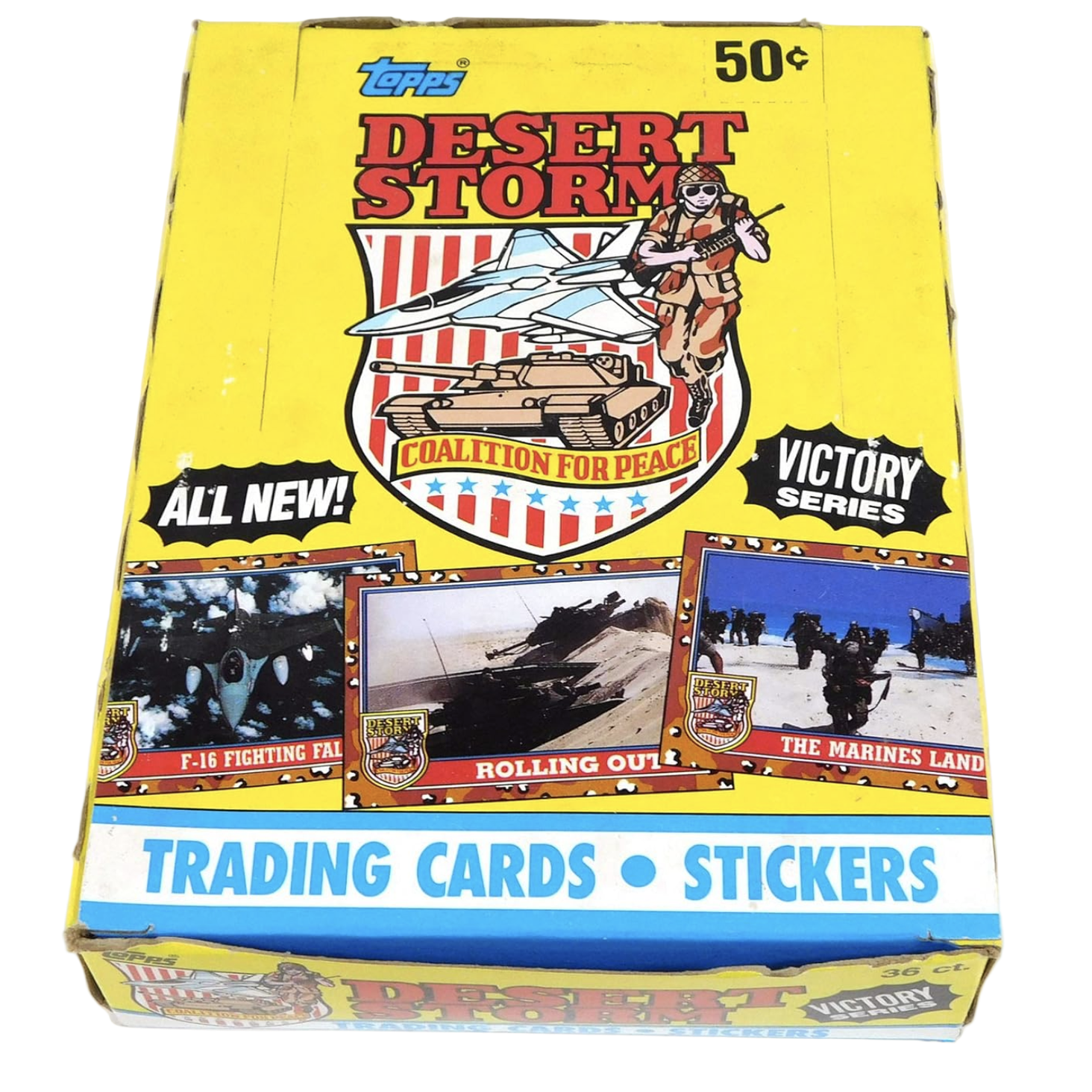 1991 Topps Desert Storm S2 Victory Series Box